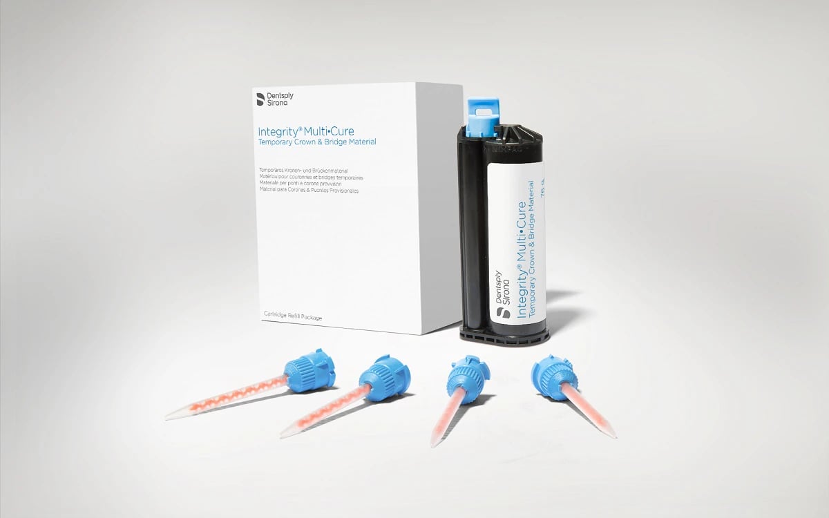 Integrity Multi-Cure Temporary Crown & Bridge Material, Shade C2, 76 g Cartridge Refill with 15 Mixing Tips, 666680
