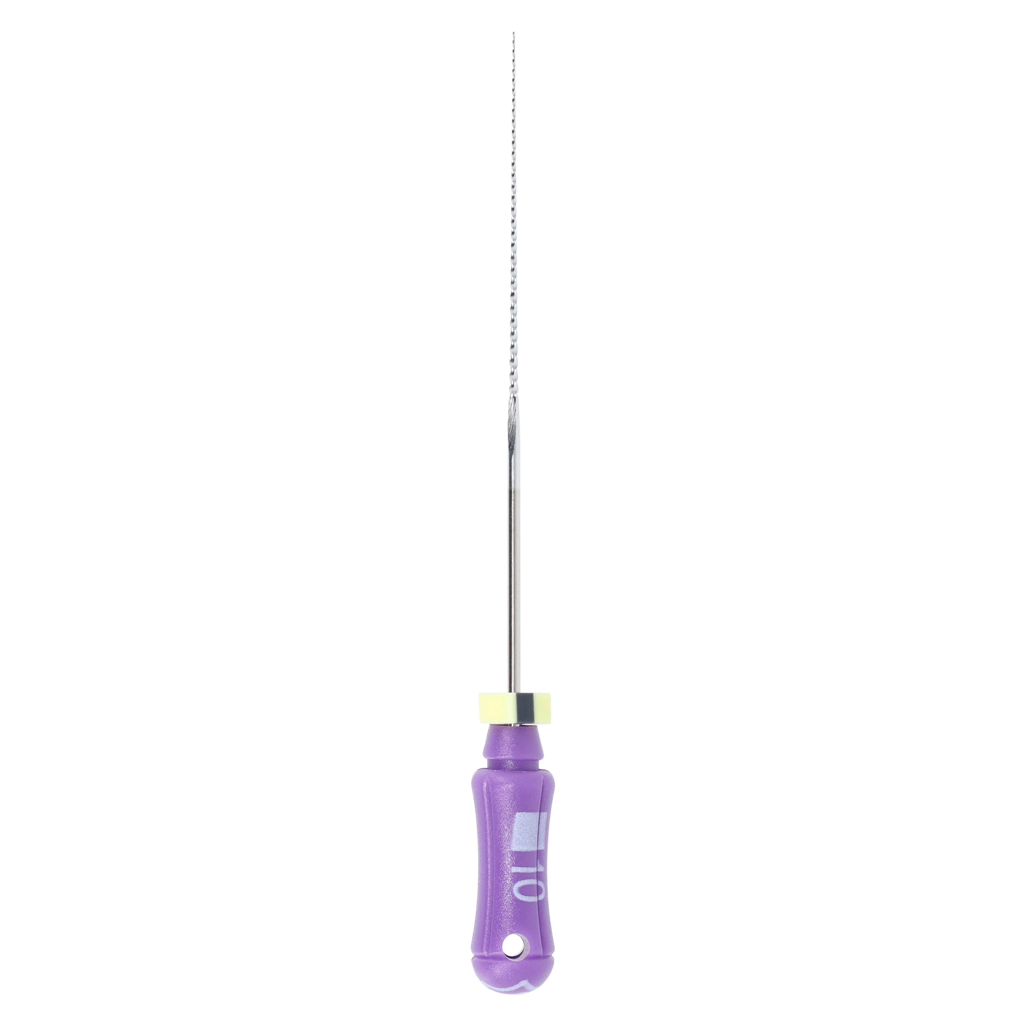 Dentsply Maillefer K-File, Stainless Steel, 31 mm, #10, Purple, 6/Pk, 671161