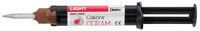 Calibra Ceram Dual-Cure Automix Adhesive Resin Cement Syringe Refill, Light Shade, 4.5 g, 1 Syringe + 10 Mixing Tips, 607191