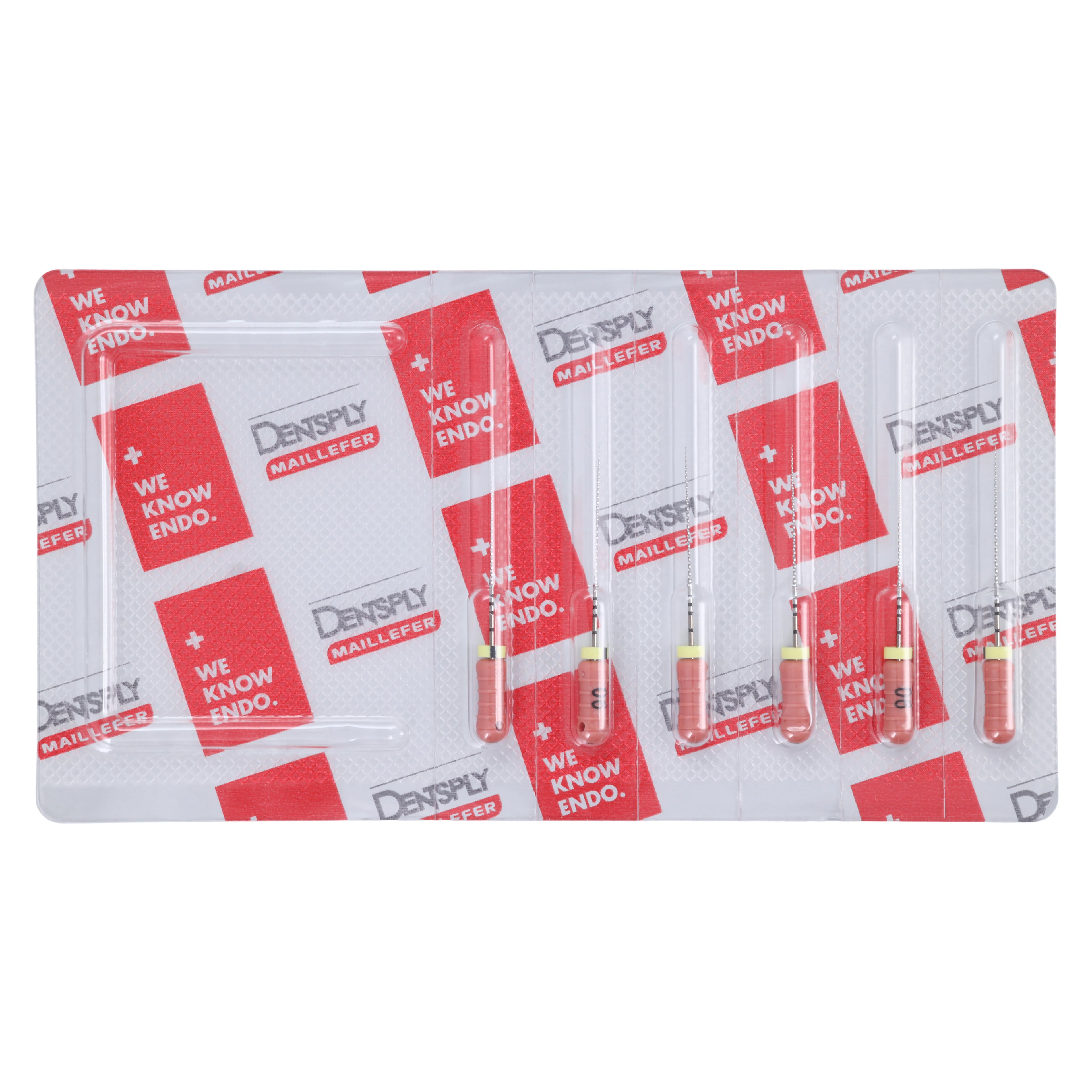 Ready-Steel C+ Stainless Steel Endodontic Hand File, Size #06, 25 mm, Pink, 6/Pk, 6700625