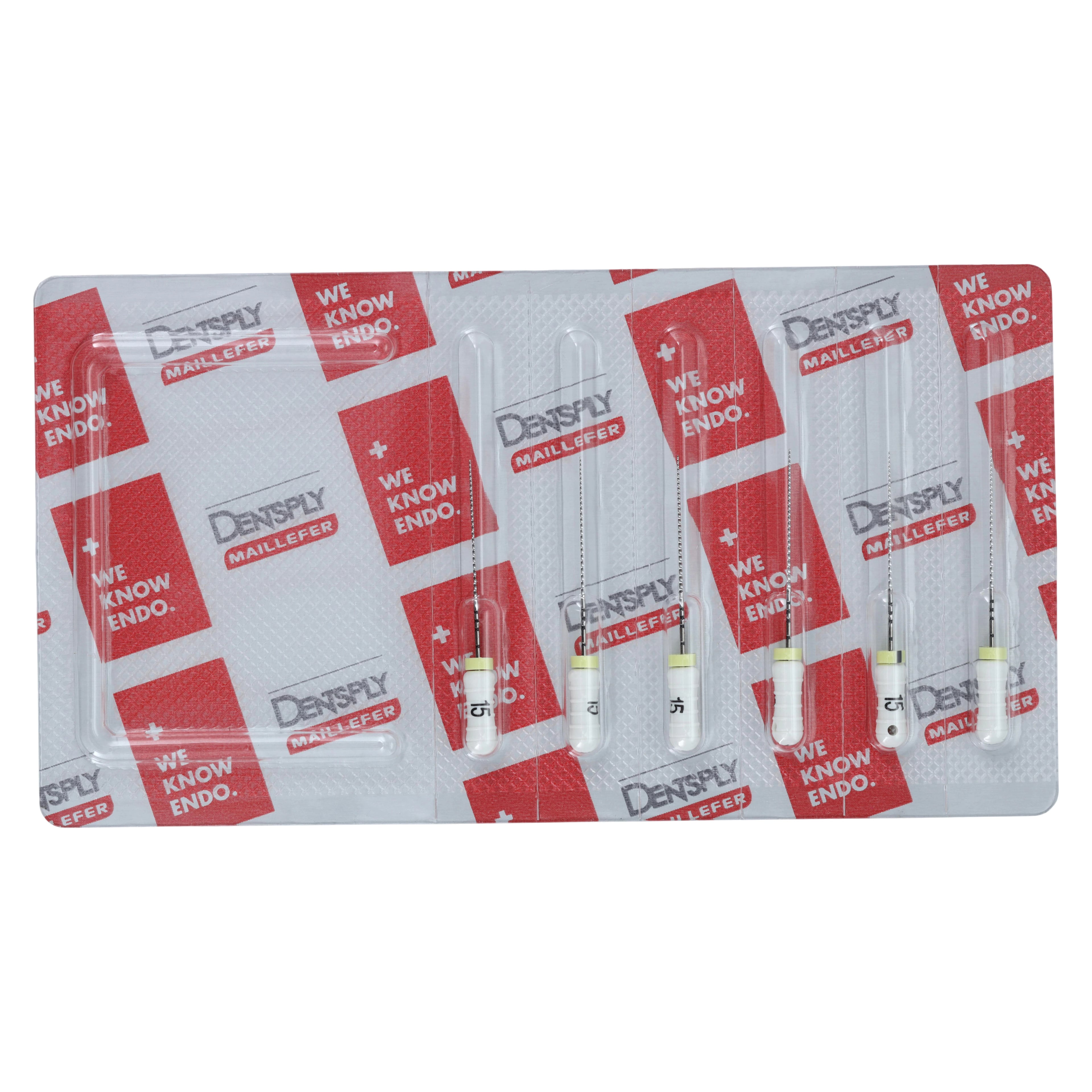 Ready-Steel C+ Stainless Steel Endodontic Hand File, Size #15, 25 mm, White, 6/Pk, 6701525