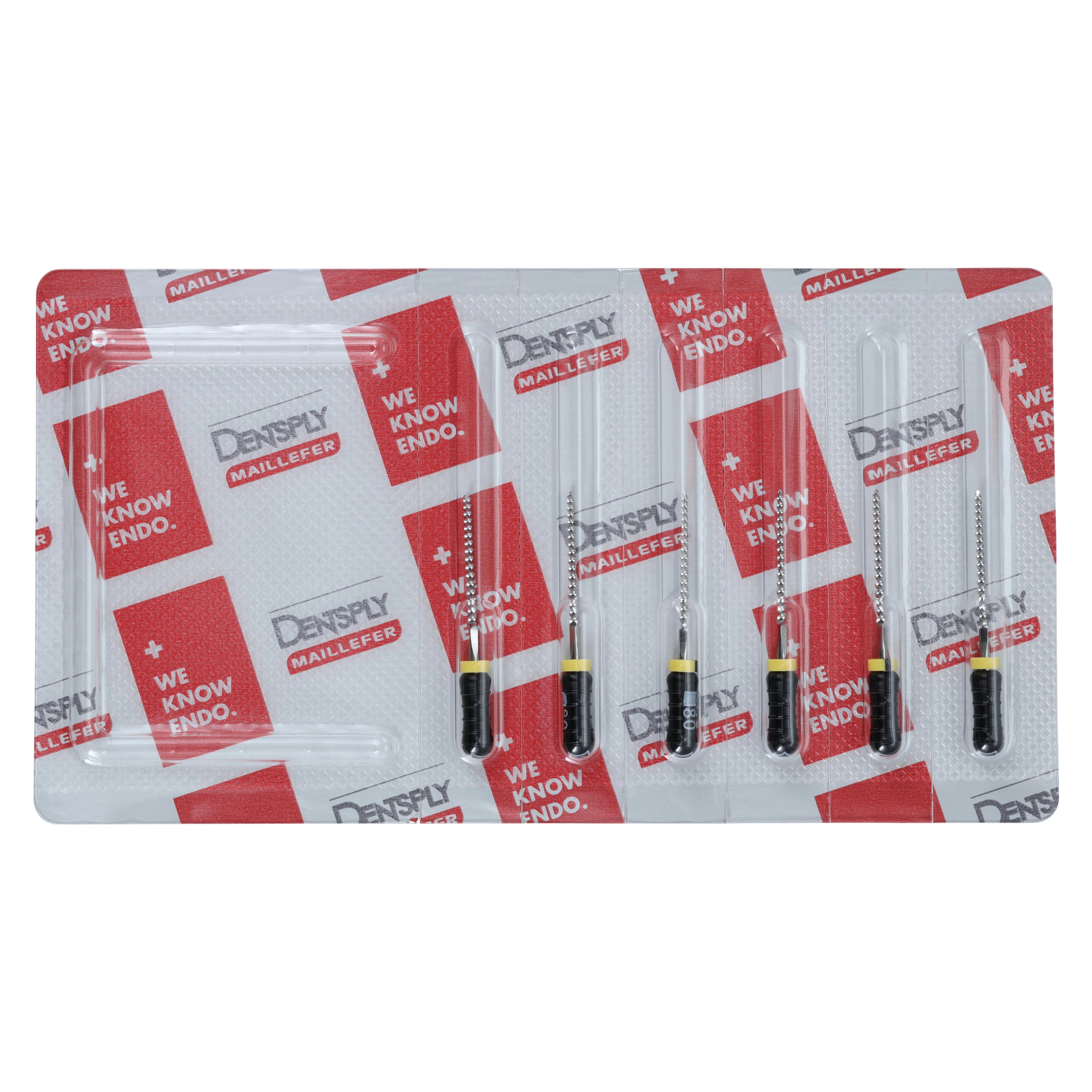 Dentsply Maillefer READYSTEEL K-File, #80, 21mm, Black, Sterile, 6/Pack, 6848021