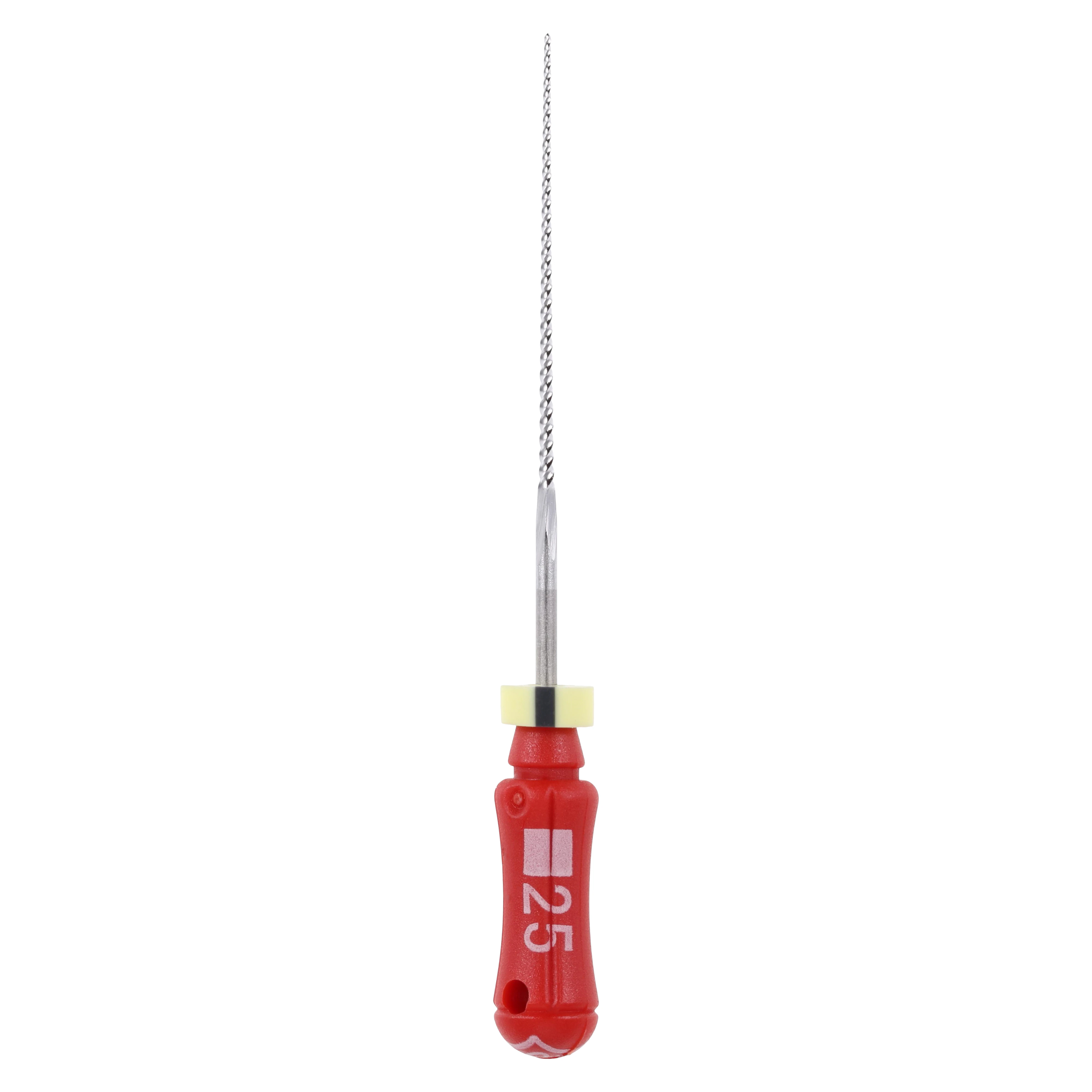 Dentsply Maillefer K-File, Stainless Steel, 25 mm, #25, Red, 6/Pk, 671134