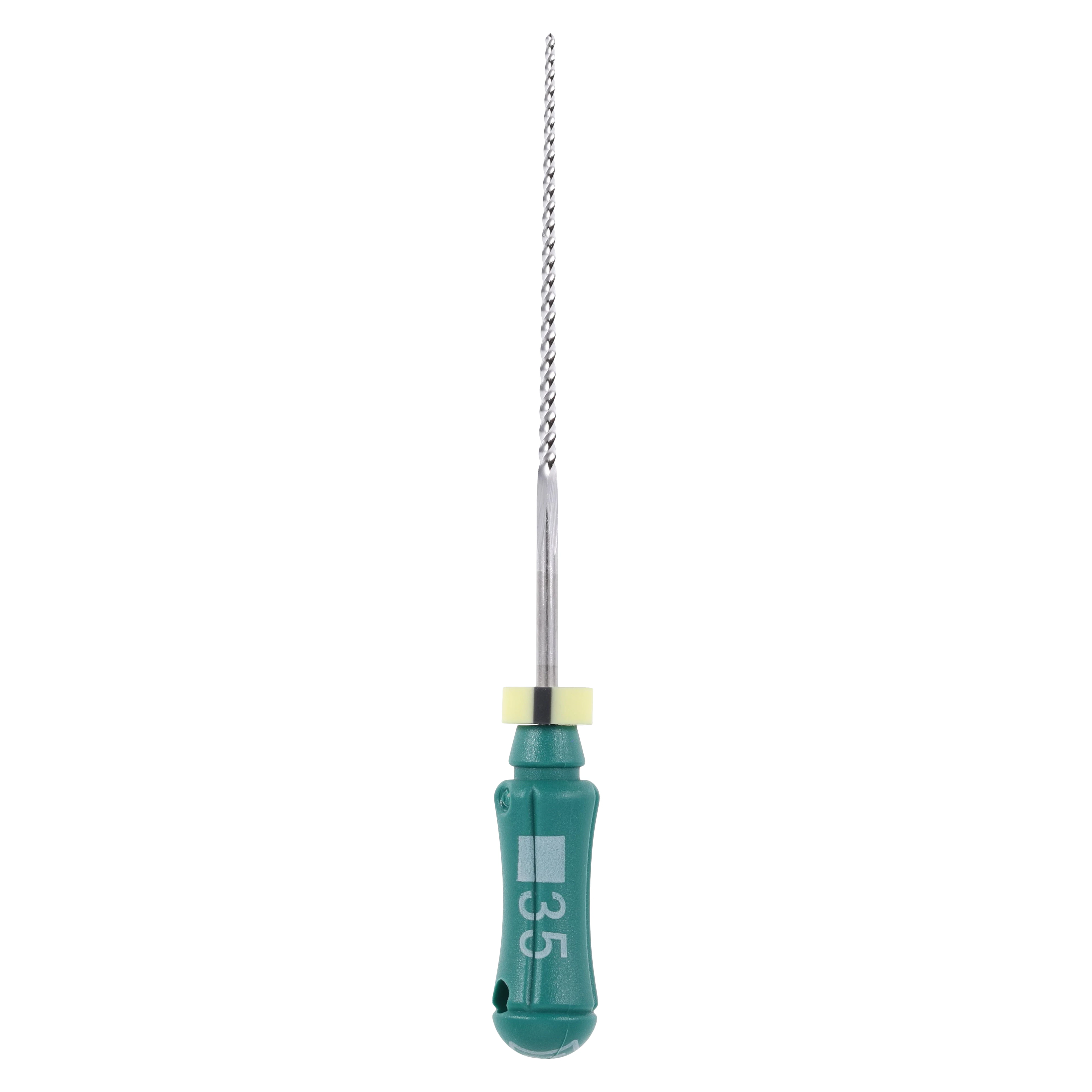 Maillefer K-File #35, 25mm, Green, Stainless Steel, 6/Pack, 671136