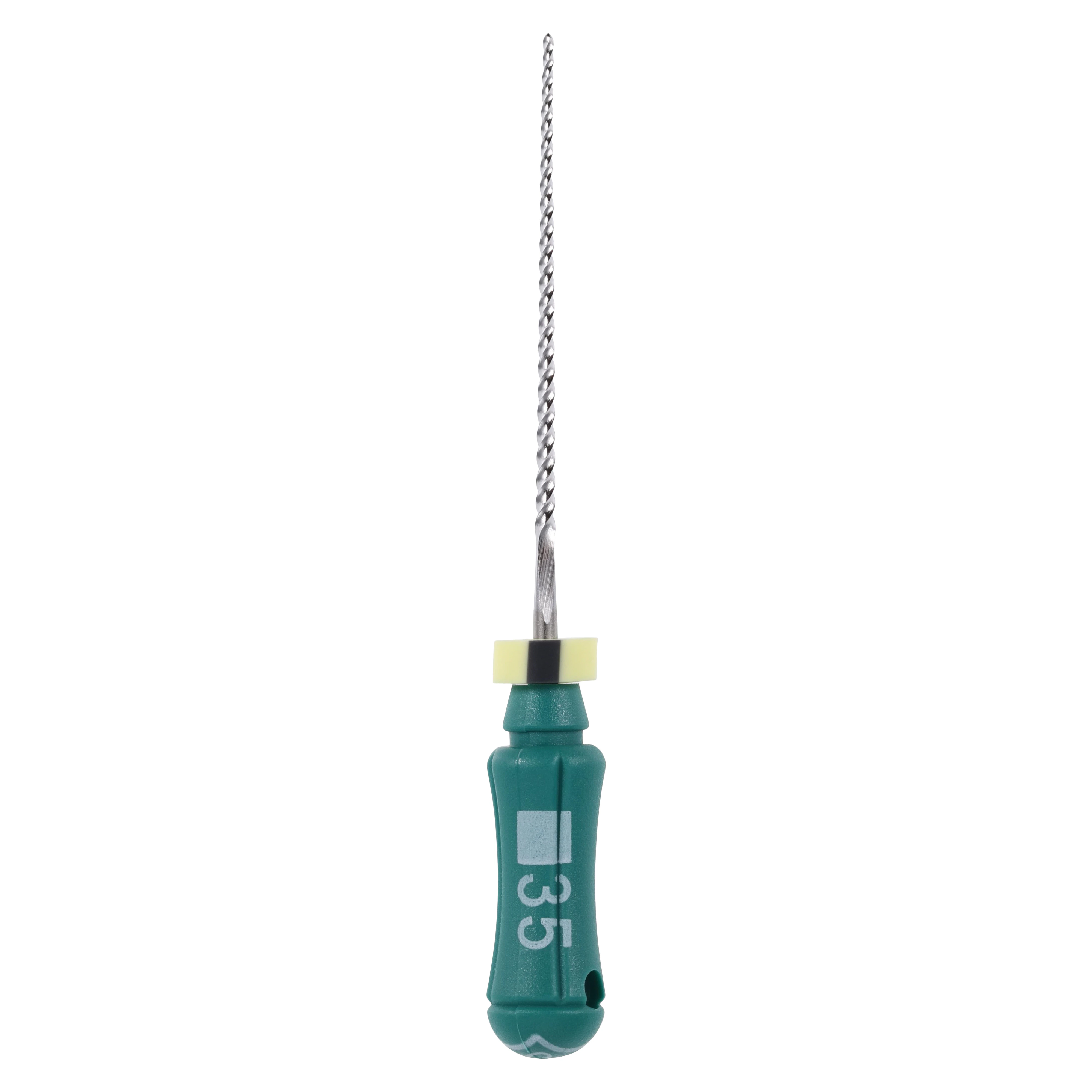 Dentsply Maillefer K-Files, Size #35, 21mm, Stainless Steel, Color Coded Green, 6/Pack, #671106