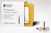 Enhance Finishing System Disc Refill, RA Shank, Aluminum Oxide, 40/Pk, 624045