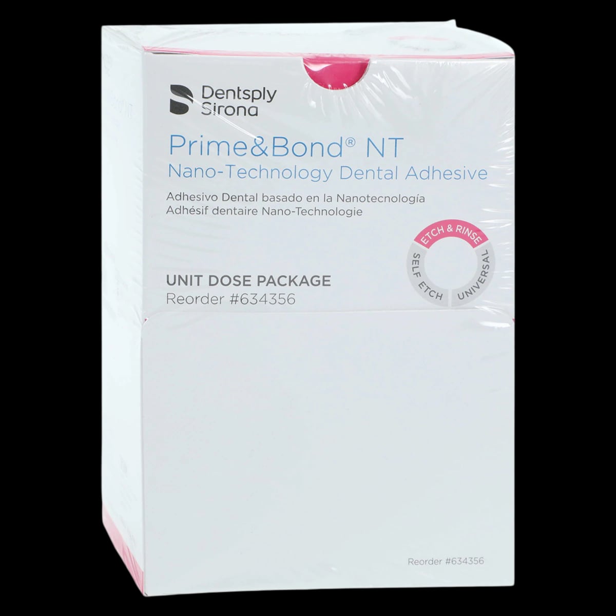 Prime & Bond NT Adhesive, Total-Etch, Light-Cure, Unit Dose Kit, 80/Pk, 634356