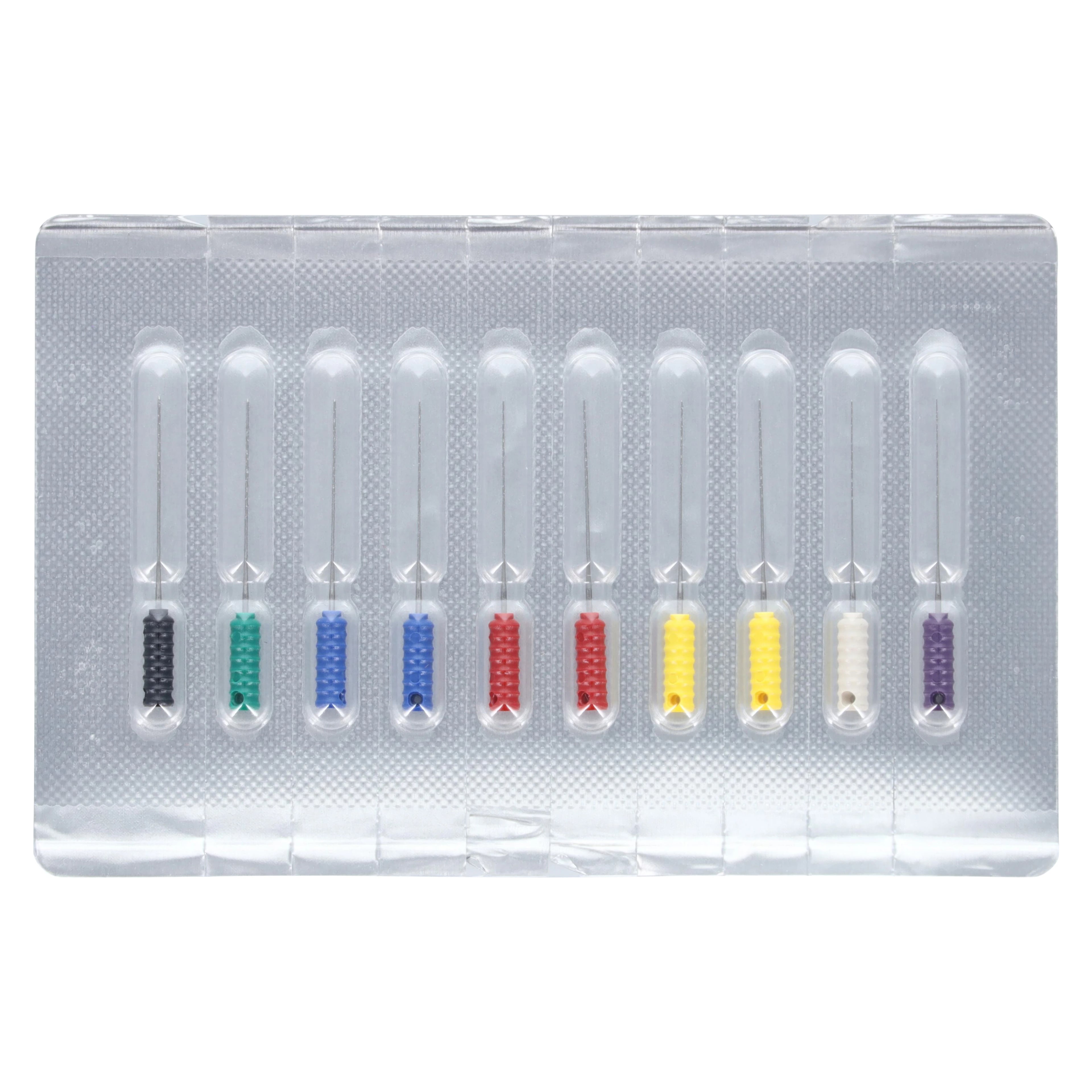 Dentsply Maillefer Barbed Broaches, Assorted Sizes, 21 mm, Sterile, 10/Pk, 689556