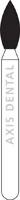 NTI Friction Grip Diamond Bur, Super Fine, Pointed Football, #368-018, 1.8 mm Diameter, 4.5 mm Length, 5/Pk