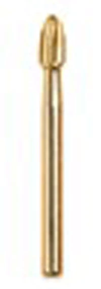 NTI® Trimming & Finishing Carbide Bur, 12-Flute, FG, Football, #7406 / H7406, 1.8 mm, Red, 5/Pkg