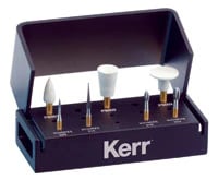 Kerr AXIS Razor Sculpt and Polish Set, One-Step Finishing & Polishing Kit, LS-520, 7-Piece