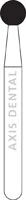 NTI Diamond Bur, FG, Round, #801, 2.3 mm, Coarse, Green, 5/Pk, C801-023