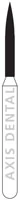 NTI Diamond Bur, FG, Flame, # M862, 1.0 mm, Medium Grit, Gray, 5/Pk, M862-010