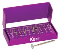 Kerr LS-7541 LVI Esthetic Preparation Set, Logic Set, FG/HP Shank, 20-Piece Kit