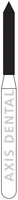 NTI FG Diamond Bur, Coarse Grit, Beveled Cylinder, Mini Head, #885-012, 1.2 mm Diameter, 8.0 mm Length, Short Shank, 5/Pack, C885-012M