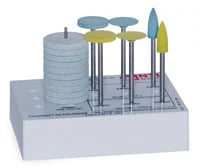 Kerr CeraGlaze Porcelain Polishing Logic Set, LS-904, HP Shank, 1/Pkg