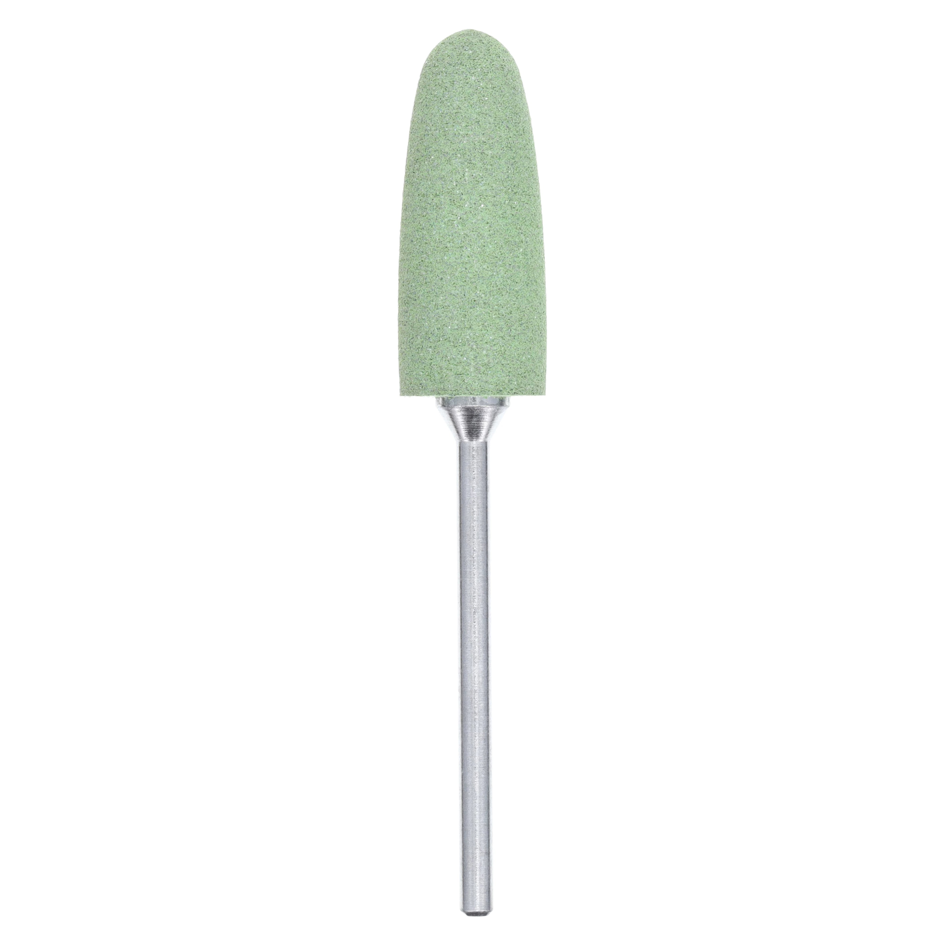 NTI Acrylic Polisher, HP, Round End Taper #100, Coarse, Green, 6/Pk, P0674