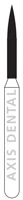 NTI Friction Grip Diamond Bur, Coarse, Flame, #862-010, Short Shank, 5/Pack