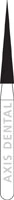 NTI FG Diamond Bur, Coarse, Needle, #859-016, 1.6 mm Diameter, 10.0 mm Length, Green, 5/Pkg, C859-016