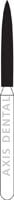 NTI Diamond Bur, Flame, Medium Grit, Friction Grip (FG), #863-014 / M863-014, 1.4 mm Diameter, 10.0 mm Length, 5/Pkg