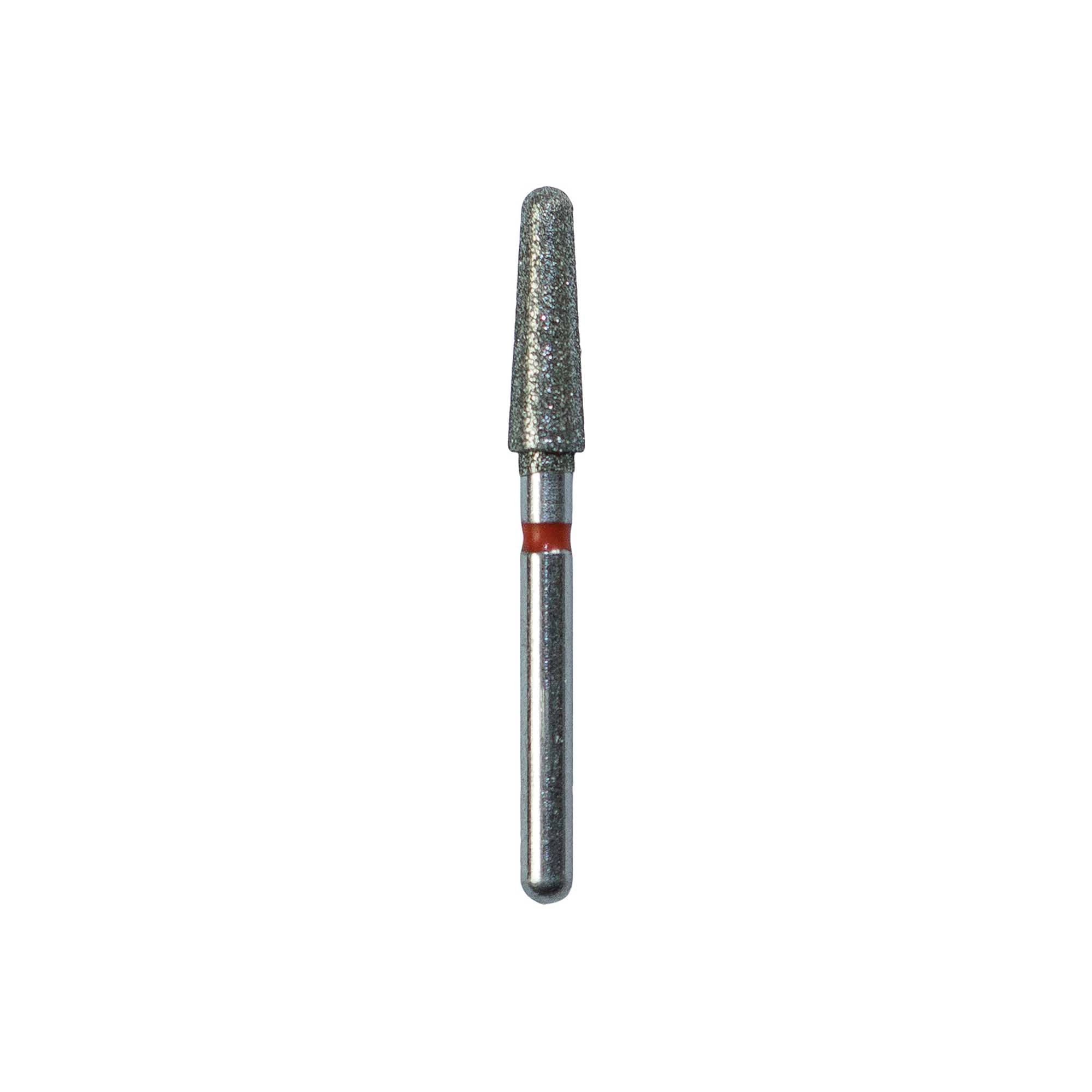 SimpliCut Single-Use Sterile Diamond Bur, Round End Taper, Fine Grit, Friction Grip, 25/Pk, F856-025-D