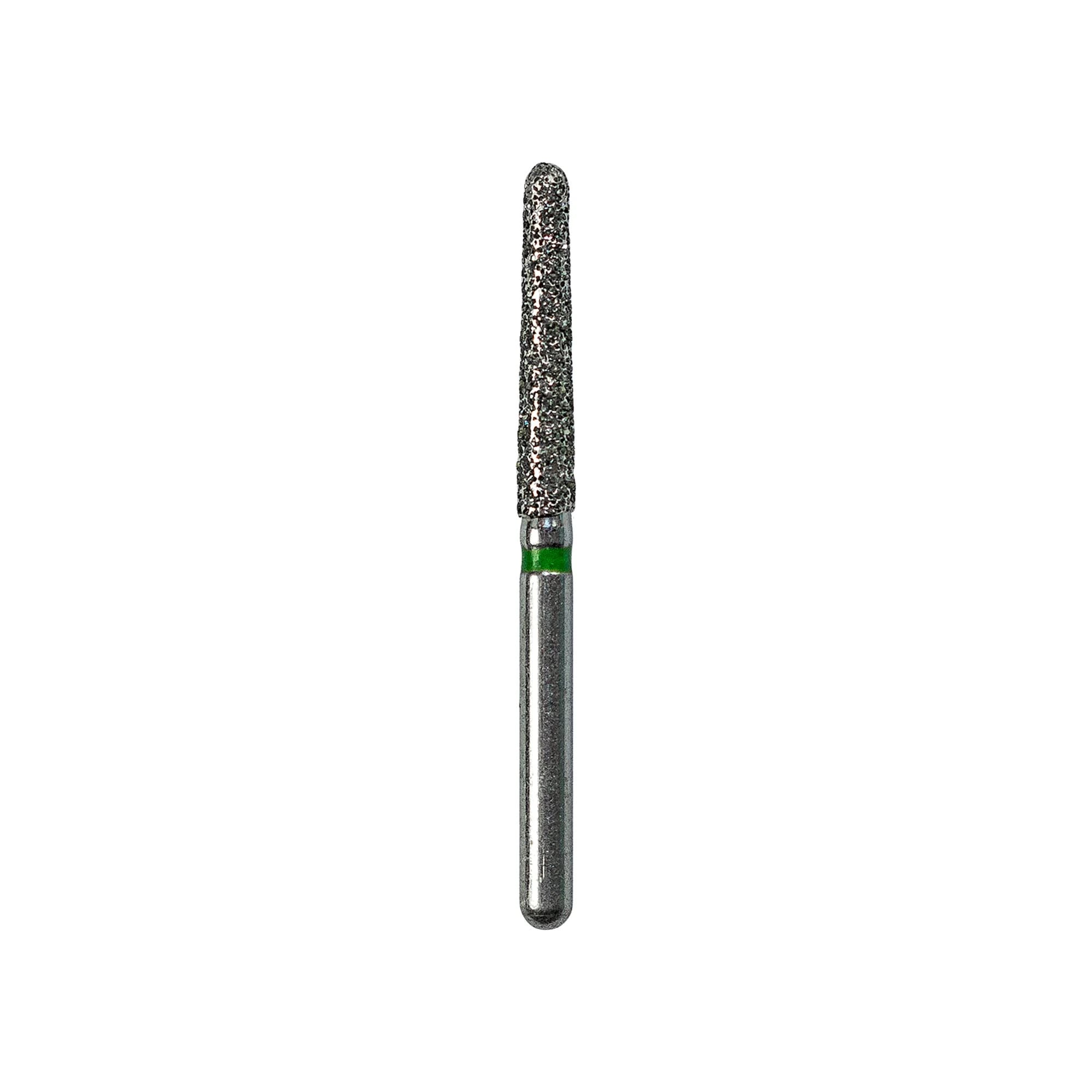 SimpliCut Sterile Single-Use Diamond Bur, Round End Taper, Coarse Grit, Friction Grip, 25/Pkg, C850-018-D