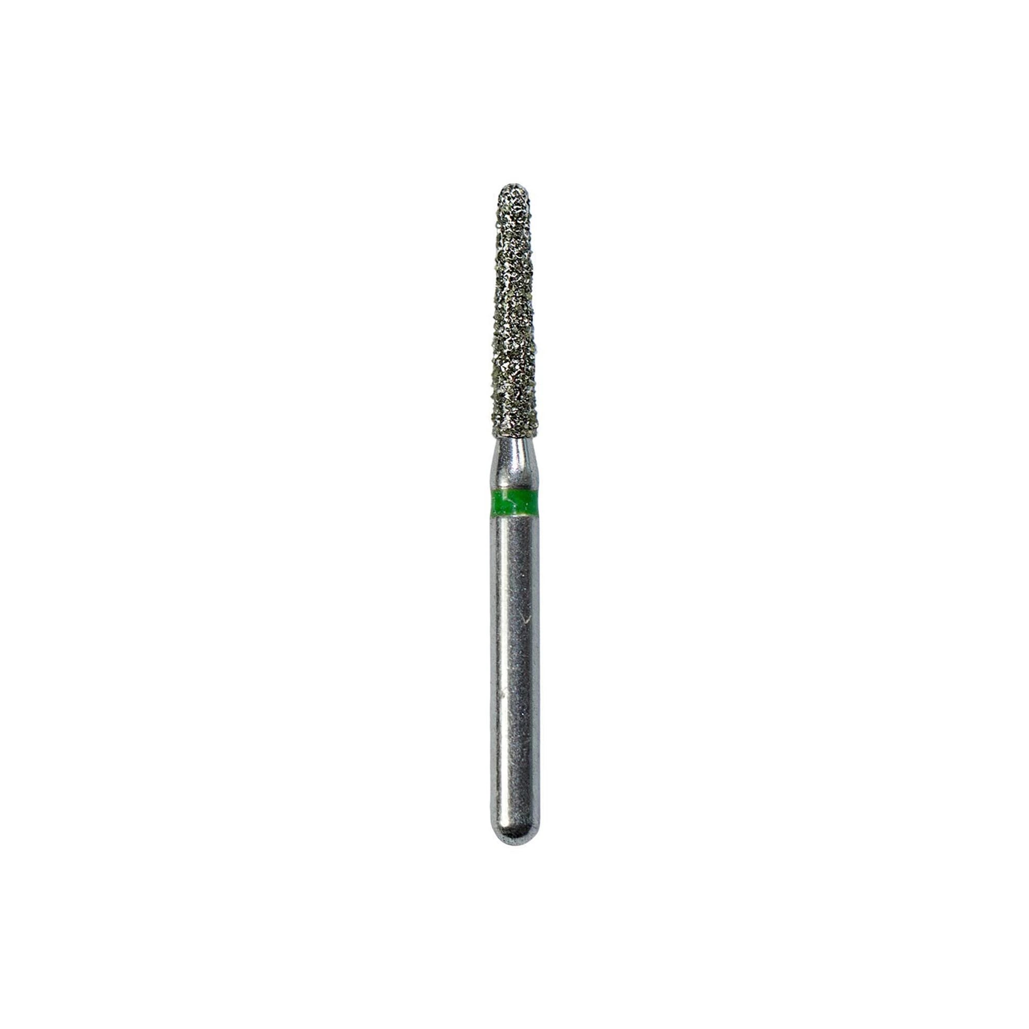 SimpliCut Single-Use Sterile Diamond Bur, Round End Taper, Coarse Grit, Friction Grip, 25/Pkg, C856-014-D