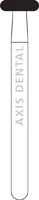 NTI Diamond Bur, FG, Donut, #C909-037, 3.7 mm, Coarse, Green, 5/Pk