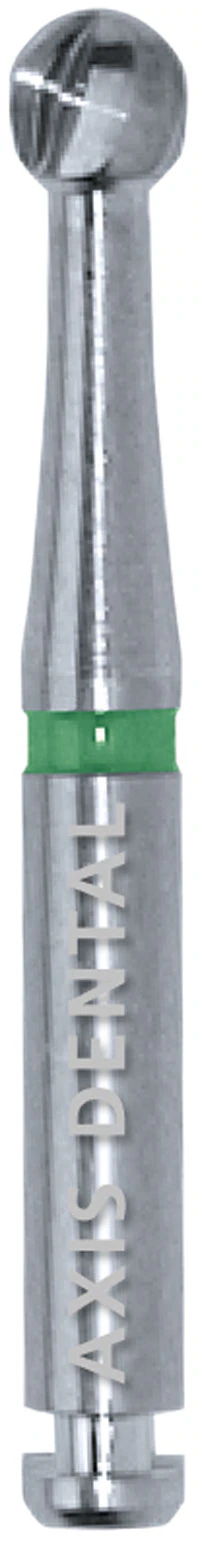 NTI 2-Piece Operative Carbide Burs, RA Right Angle Latch, Round Sharp #10, 2.7 mm, 5/Pkg, H10S-RA