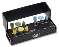CeraGlaze Ultimate Intra-Oral Porcelain Adjusting & Polishing Logic Set, RA, 9-Piece Kit, LS-506