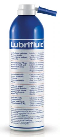 Bien-Air Lubrifluid Handpiece Lubricant Spray, 500 ml Can, 1/Pk, 1600064-006