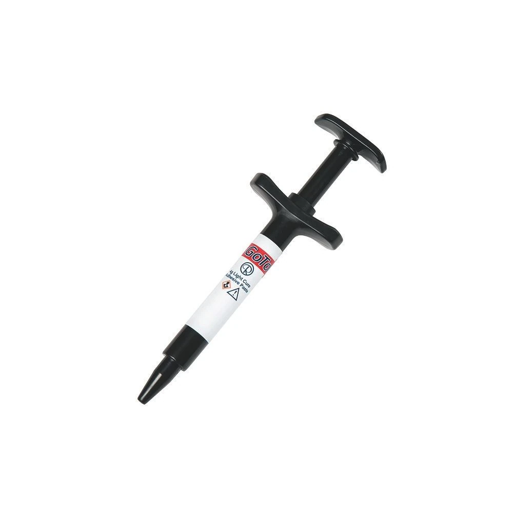 GoTo Adhesive Paste Push, 4g Light Cure Syringe, Orthodontic Bracket Bonding