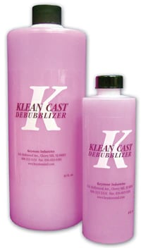 Klean Cast Debubblizer Wax Pattern Cleaner, 8 oz Bottle, 1014100