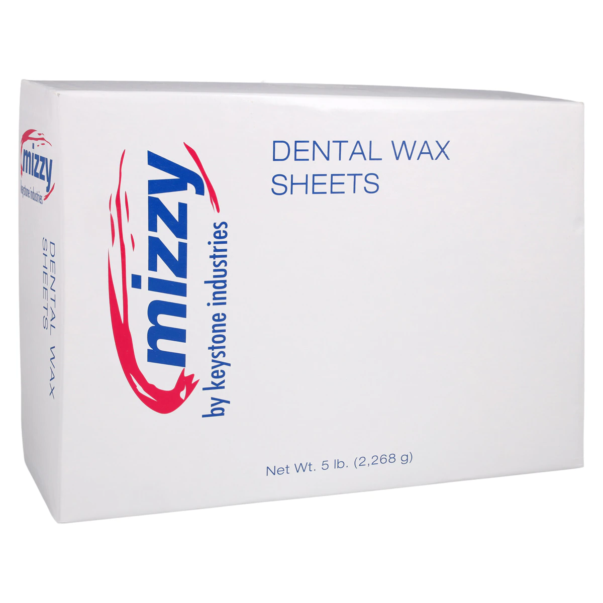 Mizzy Byte Ryte Bite Wax Sheets, Yellow, 5 lb Box, 6160800