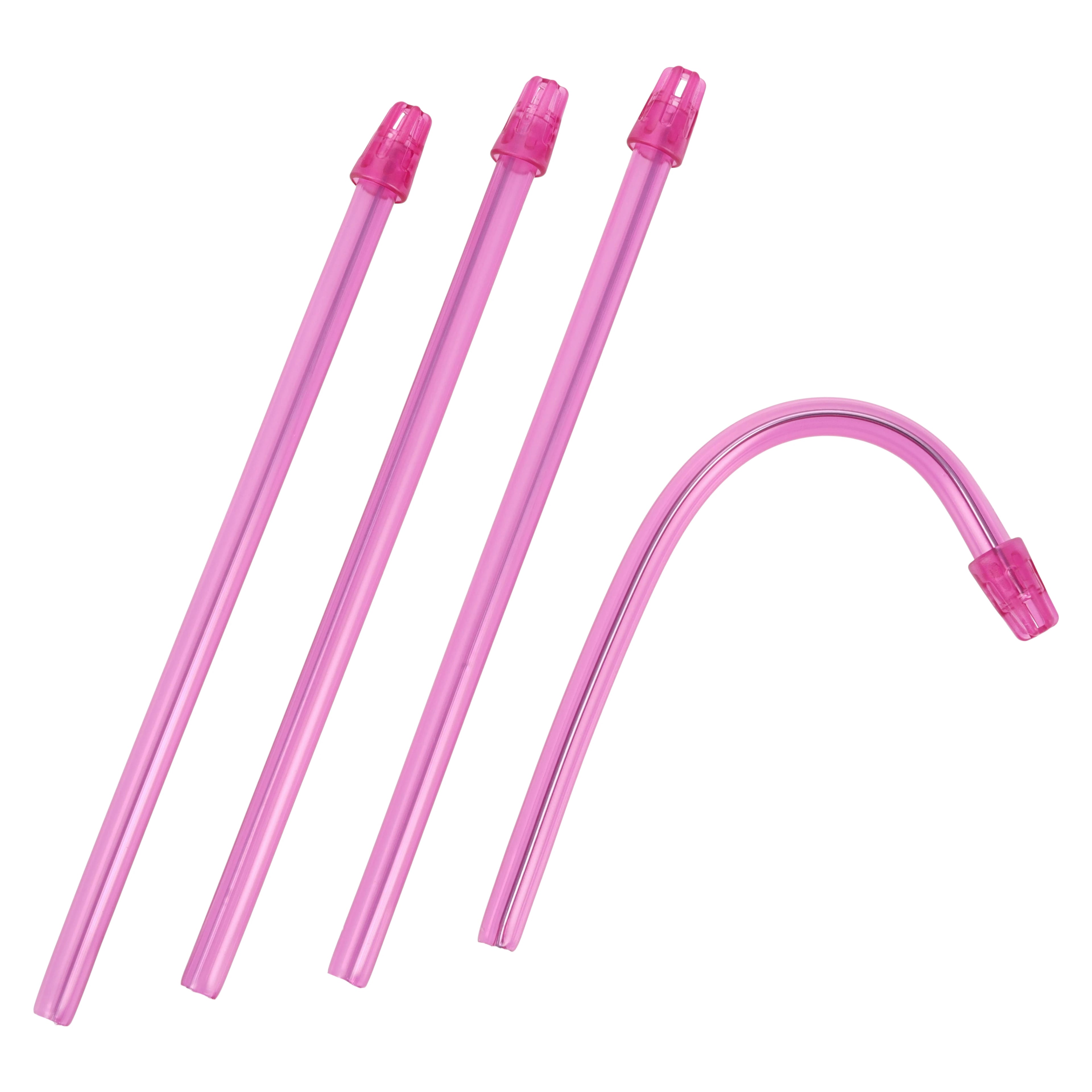 SafeBasics Saliva Ejectors, Strawberry Scented, 6", Pink/Pink Tip, 105/Pk, 714