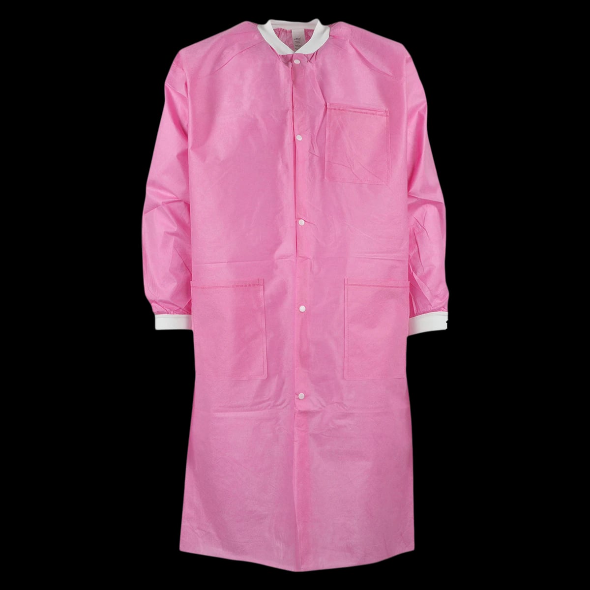 Extra-Safe Lab Coat, AAMI Level 3, Knee Length, Raspberry, Small, 10/Pk, 3660RBS