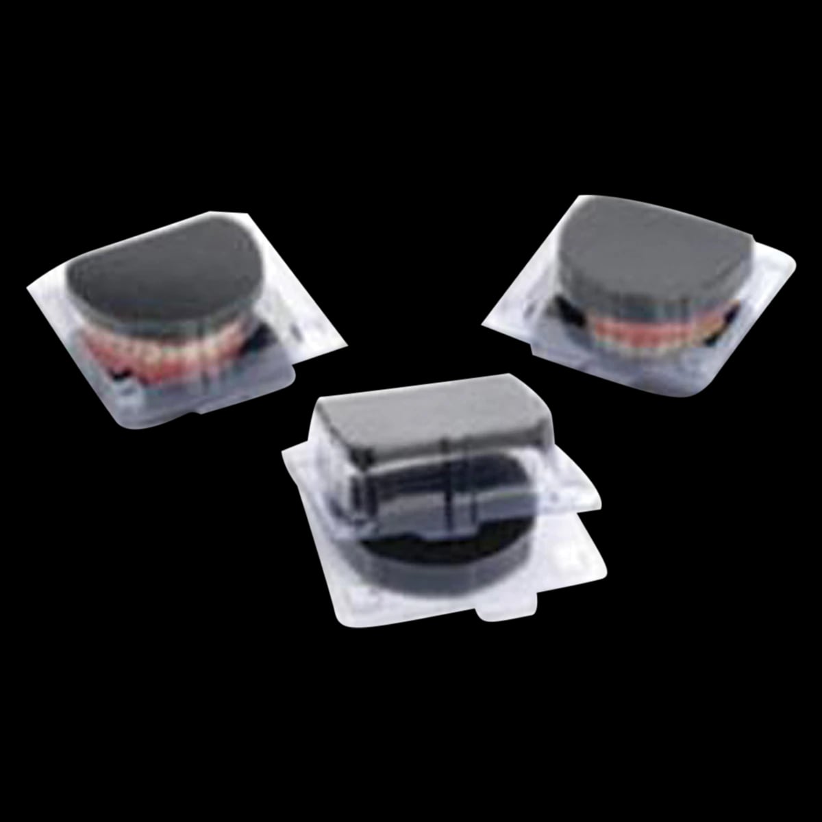 Model & Denture Box Small, Clear with Foam Filler, 4" x 3-3/4" x 1-3/4", 100/Box