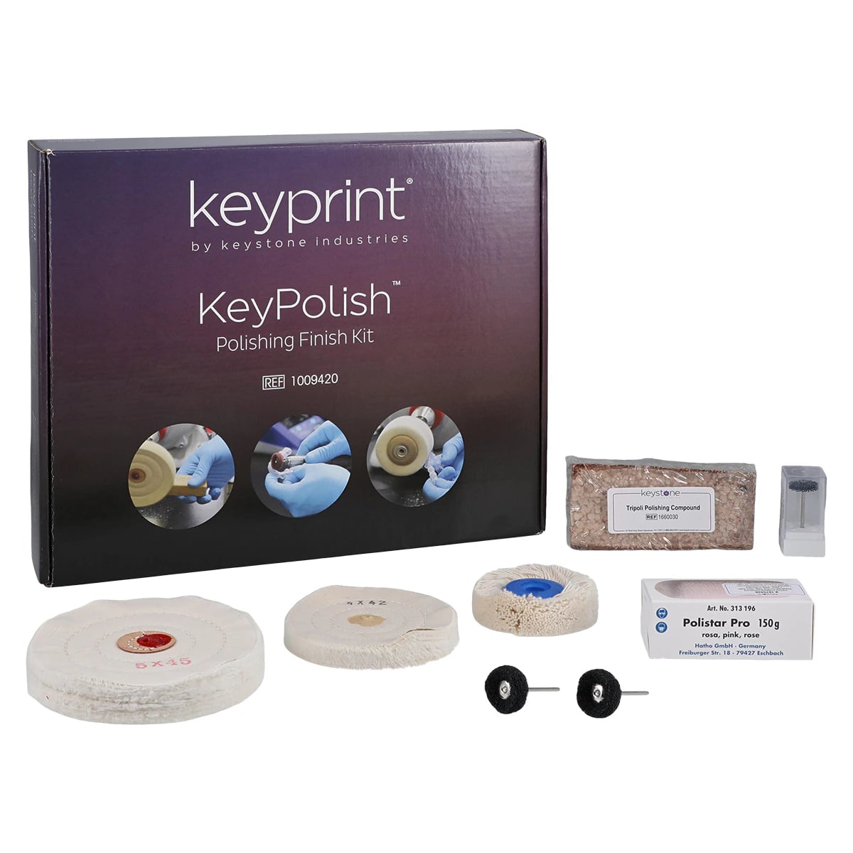 KeyPolish™ Polishing Finish Kit, KeySplint Soft Polishing Kit, 1009420
