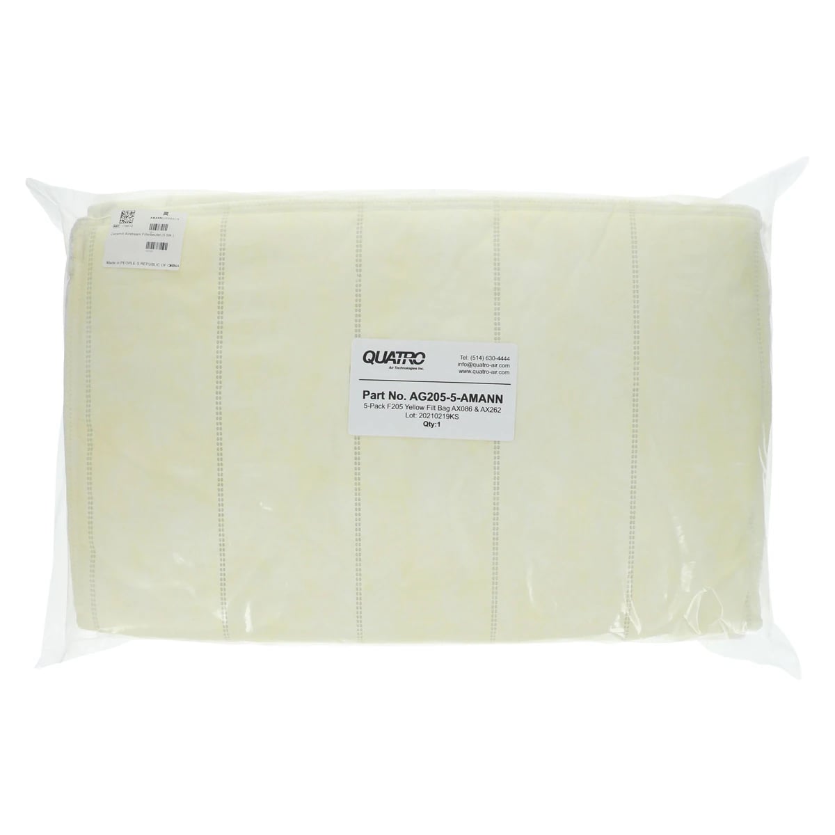 Amann Girrbach Ceramill Airstream Suction Filter Bags, Pack of 5