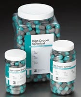 Zenith Type-T Spherical Amalgam Alloy Capsules, Fast Set, 3 Spill, 800 mg, Aqua/White, 500/Pack, 61037
