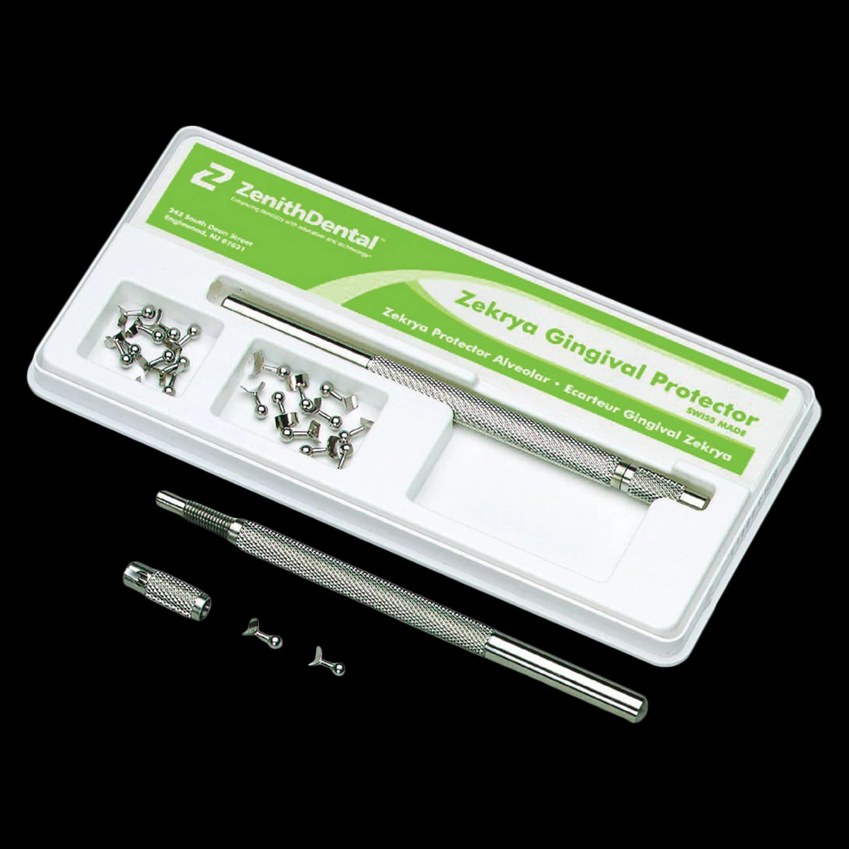 Zekrya Gingival Protector Small Arcs, Stainless Steel, Refill, 10/Pk, 61097
