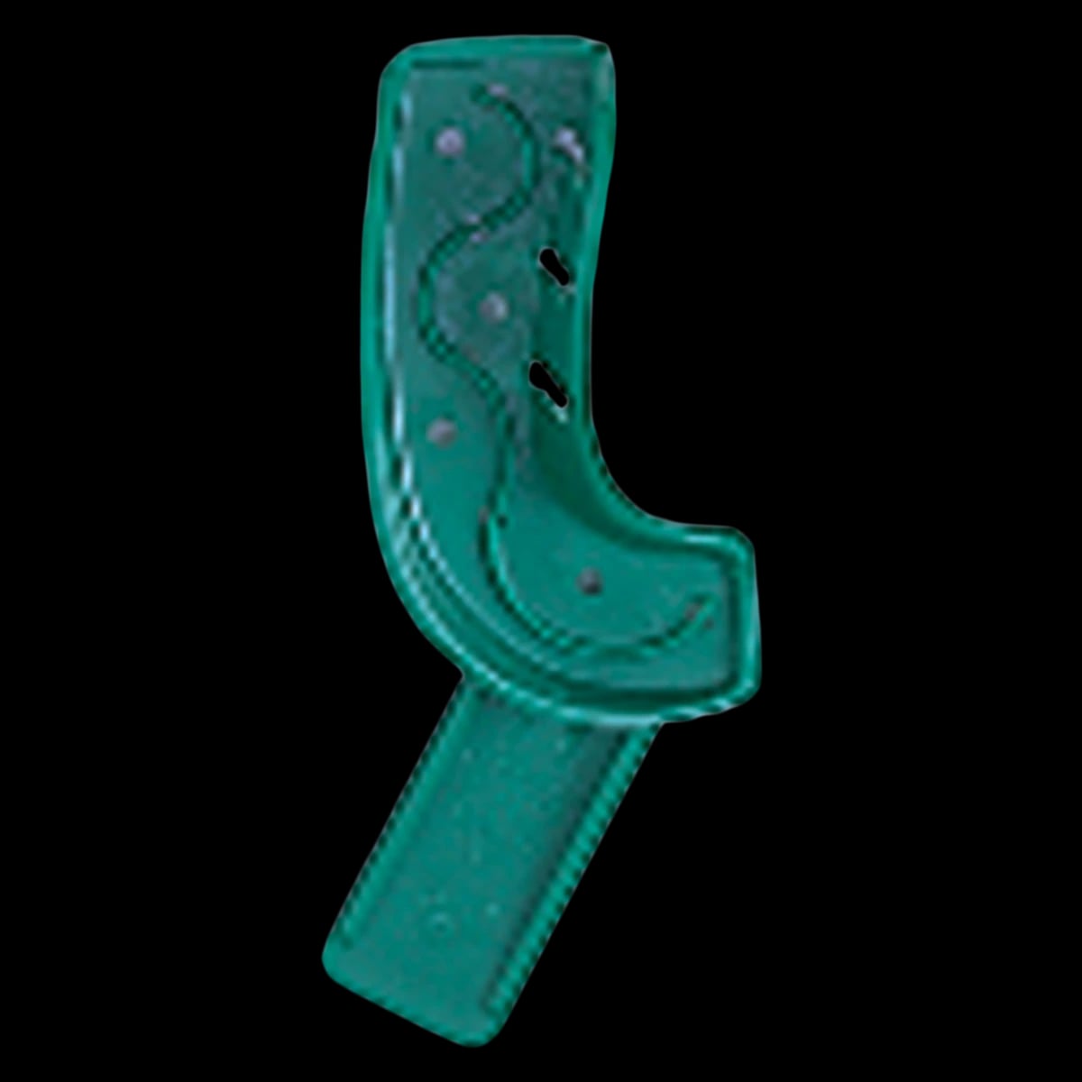 COE Spacer Disposable Perforated Impression Trays, #31D, Upper Right/Lower Left, Green, 12/Pk, 253112