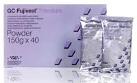 GC Fujivest Premium Carbon-Free Phosphate-Bonded Investment Powder, 150 g, 40/Pk