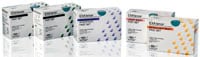 EXA'lence VPES Impression Material Refill, Extra Light Body, Fast Set, 48 mL Cartridges, Yellow, 4/Pkg with 12 Mixing Tips, 137204