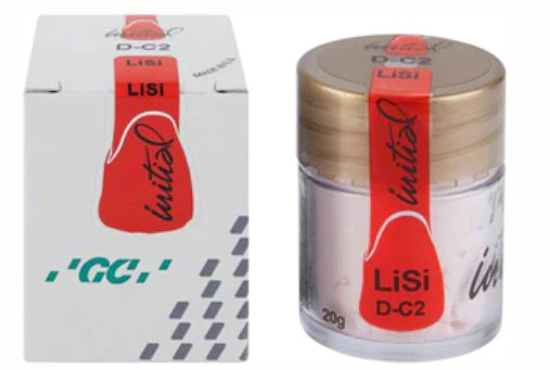 GC Initial LiSi Dentin Veneering Ceramic, D-C2, 20g