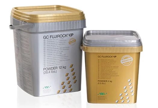 GC America FujiROCK EP Premium Type IV Dental Die Stone, Inca Brown, 4 kg, 890367