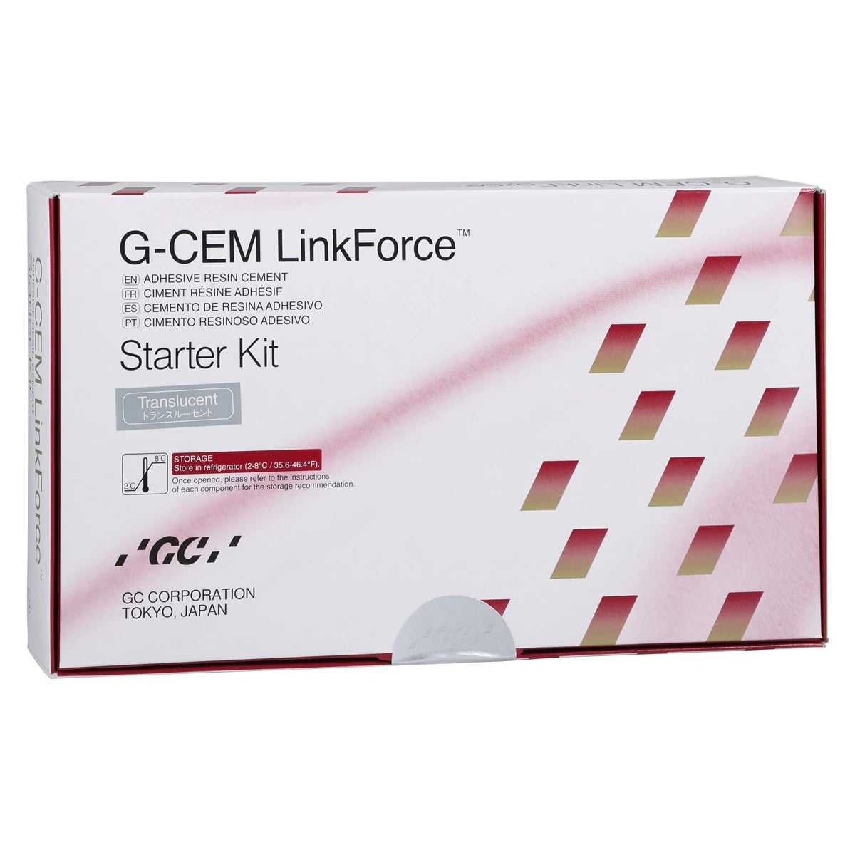 G-CEM LinkForce Adhesive Resin Cement, Starter Kit, Translucent, 1/Pk, 010119