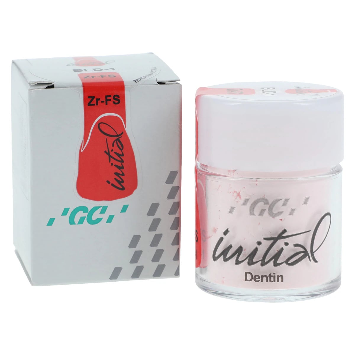 GC Initial Zr Bleach Dentin Light BL, 20 g Jar, BLD-1