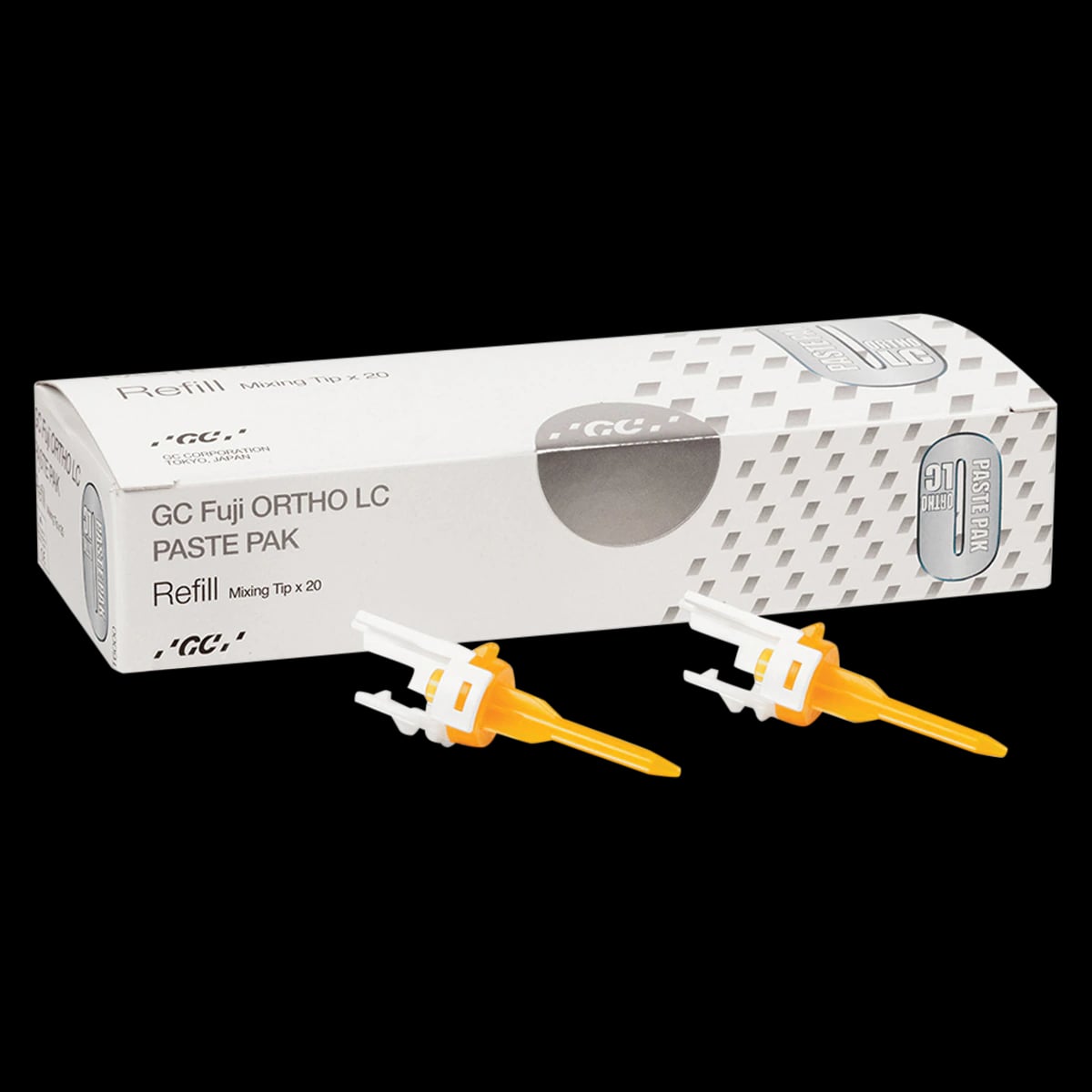 GC Fuji Ortho LC Automix Paste Pak Refill, Light-Cured Resin-Reinforced Glass Ionomer Orthodontic Cement, 13.3 g (7.2 mL) Cartridges, 2/Pkg, 013572