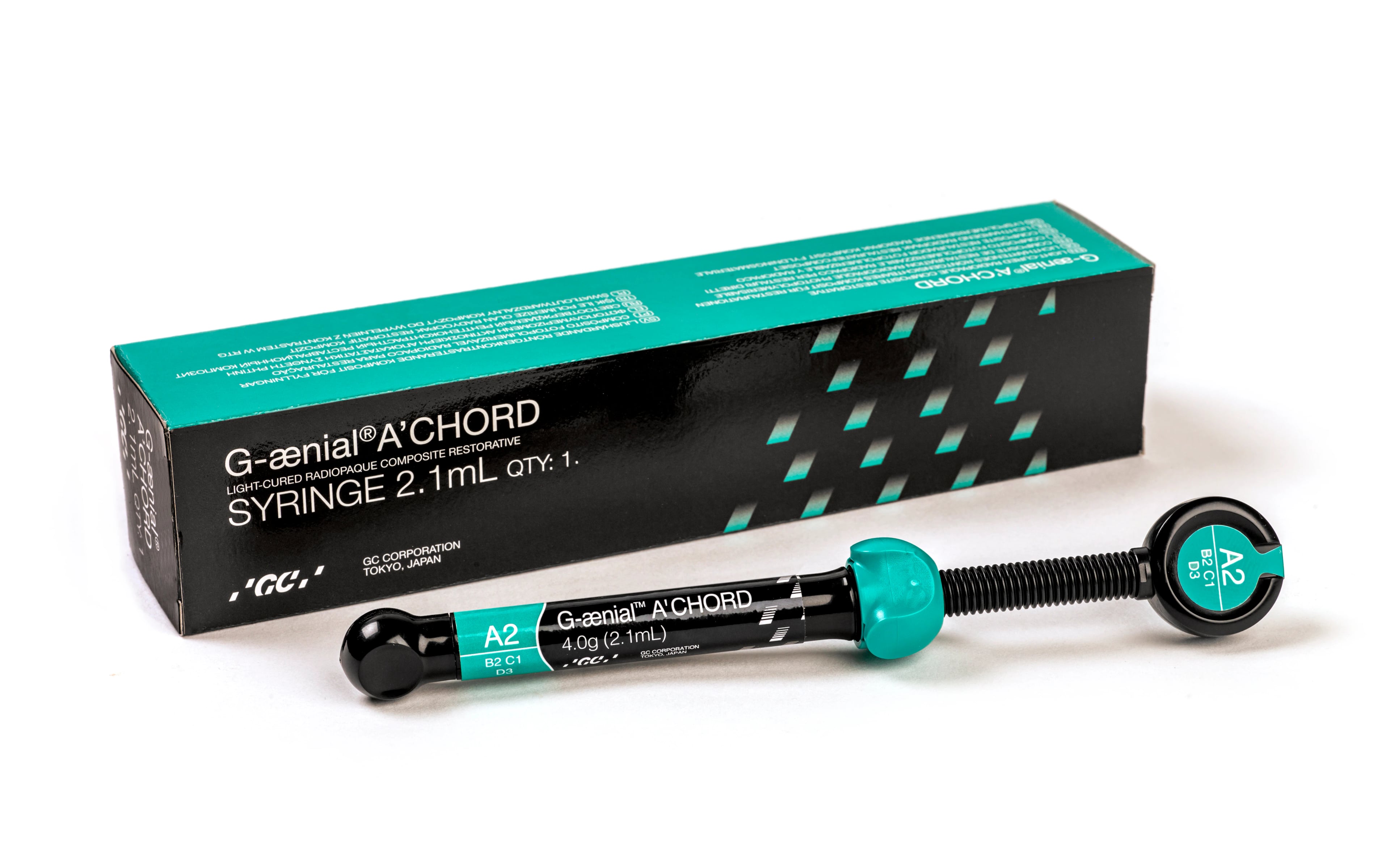 G-aenial A'CHORD Universal Composite, Shade AO2, 2.1 mL (4 g) Syringe, 952239